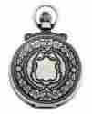 Gwc14063s Gotham Mens Antique Silver-tone Double Cover Exhibition Mechanical 0050014140636