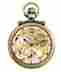 Gwc14068g Gotham Mens Antique Gold-tone Mechanical Pocket Watch W Built-in 0050014440583