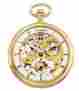 Gwc14069g Gotham Mens Gold-tone 17 Jewel Mechanical Skeleton Pocket Watch 0050014240695