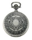 Gwc14080s Gotham Mens Antiqued Silver-tone 050014222707