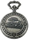 Gwc14088s Gotham Mens Antiqued Silver-tone Locomotive