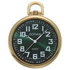 Gwc15027gg Gotham Mens Gold-tone Slim