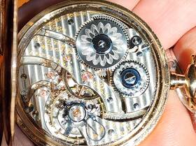 1153968 Hamilton Near Mint 960 Marked Pocket Watch 21 J Perfect Dial Sw-ls