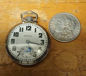 1154867 Hamilton Fully Serviced Antique 1921 950 Top Line Railroad Grade Pocket Watch