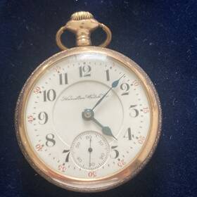 124736 Hamilton 1900 Hamiliton Grade 940 Model 1 18s 21j Wads Worth Gf Case Running Nr