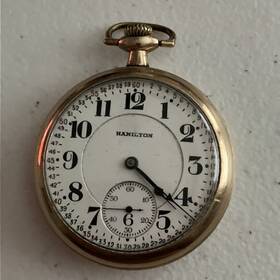 1594048 Hamilton 1921 992 Mvt Montgomery Dial 16s 21j Fahys 10kgf Case Model 2 Nr