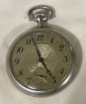 1674889 Hamilton Vintage Pocket Watch Running