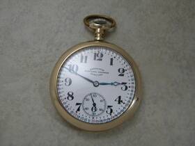 1704349 Hamilton Hamilton- 1704349- Electric Railway Special- Gold Filled- 1924- Pocket Watch