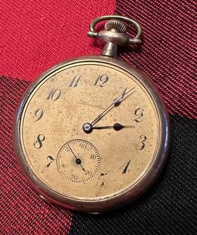 1778423 Hamilton 12 Size 17j Pocket Watch 20 Yr Gf Case Missing Glass Runs