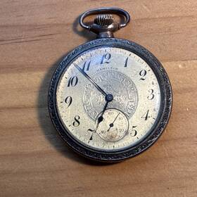 197584 Hamilton Antique Watch Co 17 Jewels Pocket