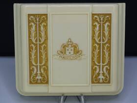 21412-watch Hamilton Vtg Hamilion Beige Pocket Watch Box Fits 42mm