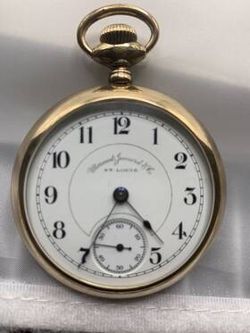 23499 Hamilton Mermod Jaccard St Louis Pocket Watch Serial # 18s Fortune Gf Case
