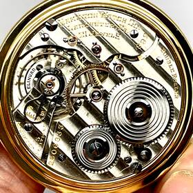 2606333 Hamilton Stunning 1937 16s 21j 992e Display Mainliner Pocket Watch Great Runner