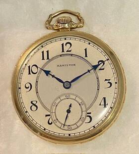 3149379 Hamilton Antique Pocket Watch Circa 1928 - Serial #3149379 Rare Collectible