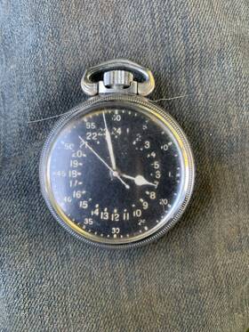 4492b Hamilton 1941 Size 16 23 Jewel Black Faced Pocket Watch