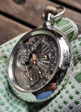 493282 Hamilton 1905 946 Pocket Watch 23 Jewels 18s Display Back Case Video