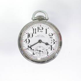 4c147649 Hamilton Gents 1970 Ss 21j 16s Railway Special 992-b Lever Set Pocket Watch