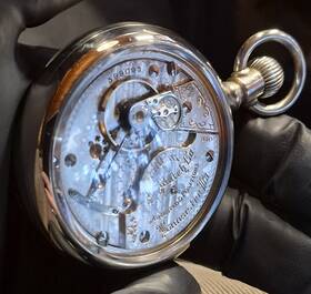 599095 Hamilton 1907 940 21jewel 18s Scarce Railroad Watch. Display Case Serviced