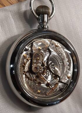 668910 Hamilton 1907 18s 17j Two Tone Beauty 926 Display Back Investment Q