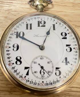 734675 Hamilton 1921/22 992 Montgomery Dial 16s 21j 10kgf Case Running