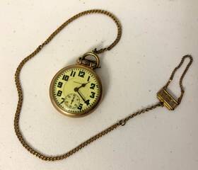 9064736 Hamilton Antique 1920s 10k Gold Filled Pocket Watch 21j Rr Grade 992 Nonworking