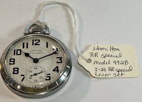 1904 Hamilton 922b Model Rr Special 18s 21j Grade 924 Runs/keeps Time