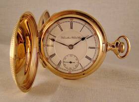 927-the Hamilton 122 Years Old Inch 927 17j 14k Gold Filled Hunter Case 18s Pocket Watch