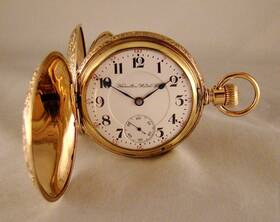 941-railroad Hamilton 117 Years Old Inch 941 21j 10k Gold Filled Hunter Case 18s Pocket Watch