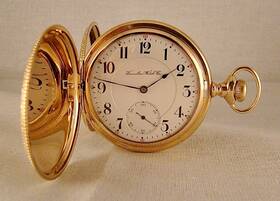 971-railroad Hamilton 123 Years Old Inch 971 21j 14k Gold Filled Hunter Case 16s Pocket Watch