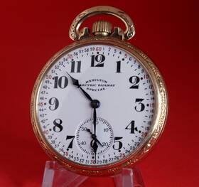 974-special Hamilton With Rare Electric Rr Dial Runs Strong