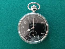 An-5742-1 Hamilton 1944 Model 23 Chronograph And Stop Watch - Runs Great