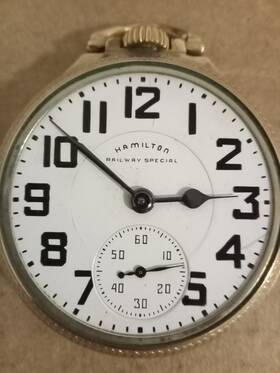 C137704 Hamilton Vtg 992b Railway Special 10k Gf Railroad Grade Watch Parts