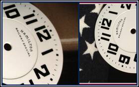 M.992b Hamilton Rare 16s 992b Railway Special Enamel Dial Cut #10 Bold Black Boxcar
