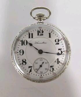 1335926 Hamilton Tj152 1919 Grade 972 17 Jewels 16s #1335926 Not Working For Parts Only