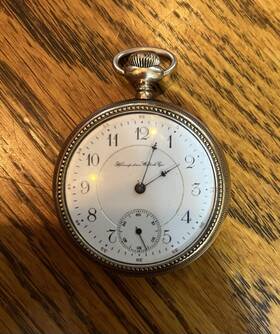 1090332 Hampden Vintage Watch Co Pocket Very Good Condition From 1897