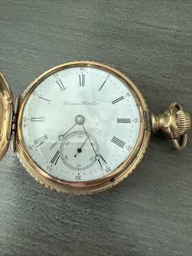1109151 Hampden 1898 Watch Co. - Hunters Case Model 4 R.r. Grade Dueber