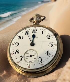 1650506 Hampden Pocket Watch Size 18 Special Railway- Serial #1650506 23jewel