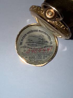 5455441-1742325 Hampden 1742325 Rare 1902 Pocket Watch
