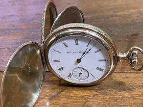 1870134 Hampden Rare 1903 16s G.f. Full Hunter Vtg Pocket Watch #1870134 Champion