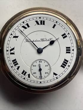 1980327 Hampden Pocket Watch Us 16s Stem Wind 21j Gf Full Hunter S/n C. 1904