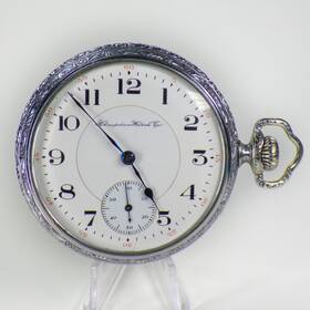 2022696 Hampden Mckinley 17 Jewel 16 Size Exhibition Display Back Runs Great