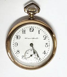 2362218 Hampden 1907 Watch Co. Grade Genftl Stark 15j #2362218