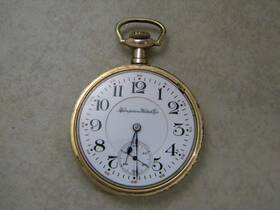 2931211 Hampden Hampden- 2931211- 1912- Railway- Gold Filled- Openface- Pocket Watch