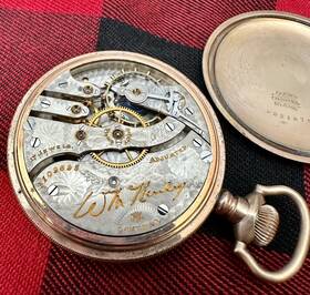 3109695 Hampden Non Working Pocketwatch Wm. Mckinley