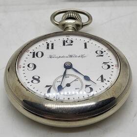 3260801 Hampden Watch Co. Pocket Canton Ohio 1901 17jewel 16 Size Ex Cond