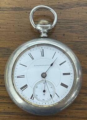 368314 Hampden 1885 Pocket Watch Co 11 Jewels Works S/n