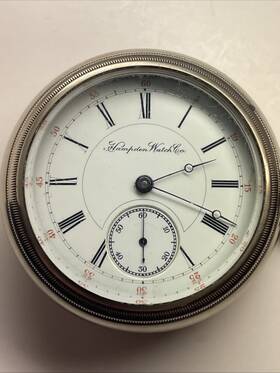 753638 Hampden Deuber Watch Co. Us Pocket 15j Set And Lever 18s S/n C. 1892