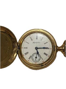 1348462 Hampden / Dueber Vintage Gold Pocket Watch