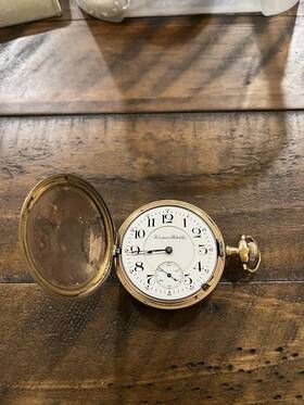 8848331 Hampton Vintage Watch Co Fahys Gold Filled Pocket