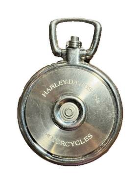 76a03 Harley-davidson Quartz Bulova Pocket Watch Needs Battery